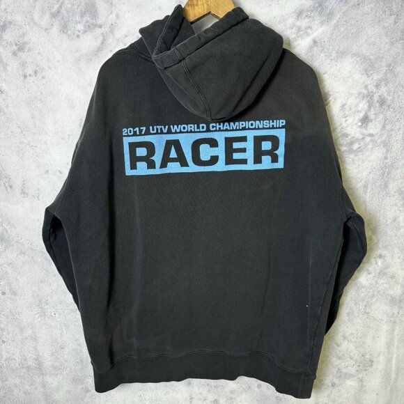 RZR UTV World Championship Hoodie Sweatshirt Mens XL Black Racing - Picture 2 of 16